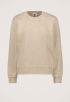 Washed A Line Script Sweater