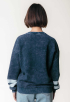  Rebel 23 Acid Wash Dropped Shoulder Sweater