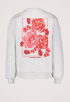 Flower square dropped shoulder