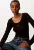 Rib Scoop Shirt
