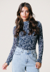 Neyo Paisley Mesh Top