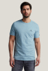 R-neck Co Slub T-shirt