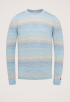 Crew Neck Slub Stripe Trui