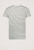 R-neck Co Slub T-shirt