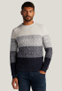 Casual Stripe Crewneck Trui