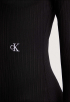 Shiny Rib Jurk