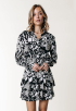 Kina Letter Ruffle Mini Jurk