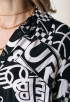 Kina Letter Ruffle Mini Jurk
