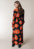 Lola Painted Wrap Flower Jurk