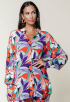 Talia Big Flower Oversized Blouse