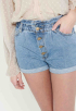 Onlcuba Paperbag Denim Short