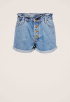 Onlcuba Paperbag Denim Short