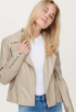Gemma Faux Leather Biker Jacket