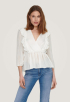 London 3/4 Ruffle Blouse