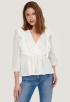 London 3/4 Ruffle Blouse