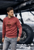 R-neck Soft Inerlock Sweater