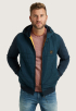 Hooded Jacket Interlock Mix Sweatvest