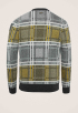 R-Neck Woolmix Check Trui