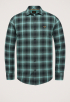 Yarn Dyed Twill Check Overhemd