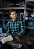 Yarn Dyed Twill Check Overhemd