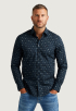 Print On Poplin Stretch Overhemd