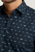 Print On Poplin Stretch Overhemd