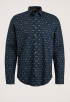 Print On Poplin Stretch Overhemd