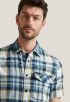 Indigo Check Overhemd