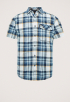 Indigo Check Overhemd