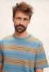 Vintage Textured Stripe T-shirt