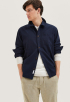 Looseblas-linen Overhemd