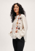 Flower Embroidery Blouse