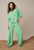 Bat Sleeves Tencel Blouse