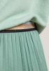 Plisse Drapey Satin Rok