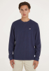 Waffle Snit Crew Sweater