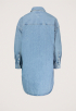 Badge Denim Shirt Jurk