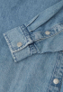 Badge Denim Shirt Jurk