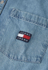 Badge Denim Shirt Jurk