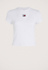 Ribgebreid Tommy Badge T-shirt