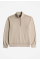 Unit Washed Half Zip Sweater