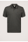Monogram pique tipped polo
