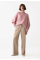 Twill Wide Leg Broek