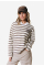Sport Collar Striped Longsleeve Polo