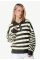Linsey Striped Fluffy Knit