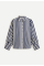 Stripe Satin Blouse 
