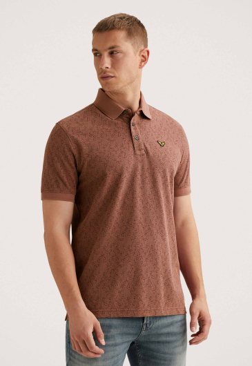 Allover Print Polo