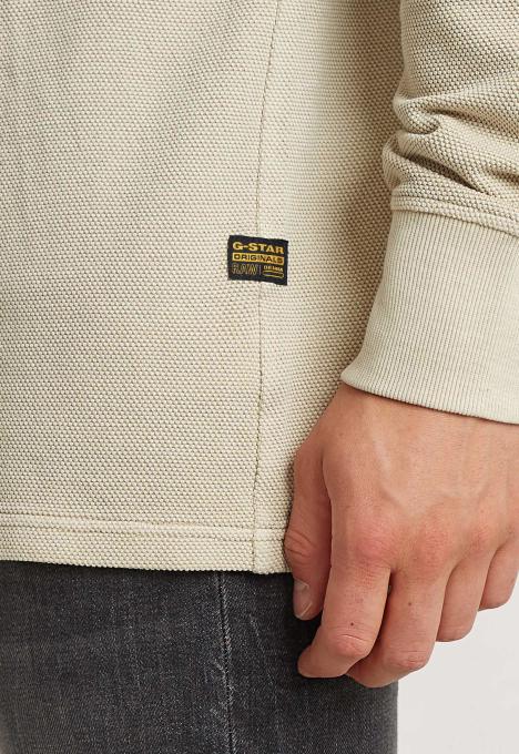 Overdyed Half Zip Sweater