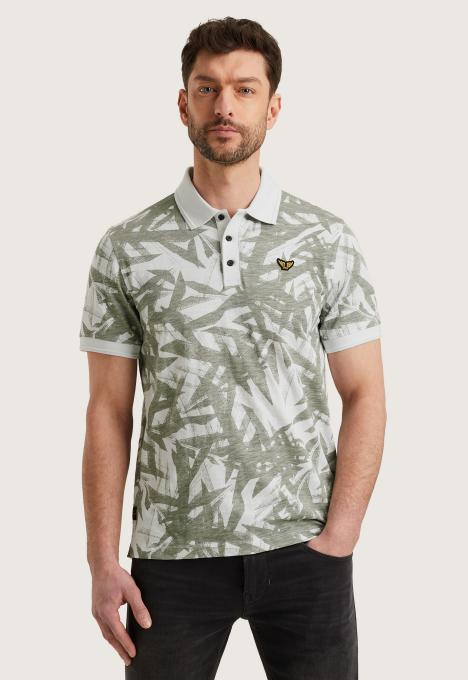 Allover Print Polo 