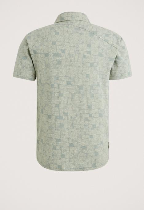 Waffle Printed Polo