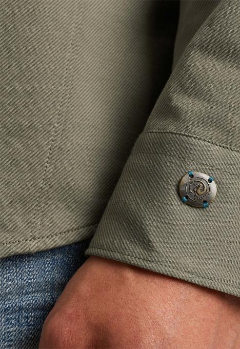 Twill Jersey Overshirt